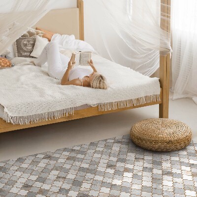 Tapis vinyle rectangulaire Carreaux de mosaïque en pierre à la mode et élégants