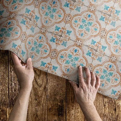 Tapis vinyle Belle mosaïque de conception antique