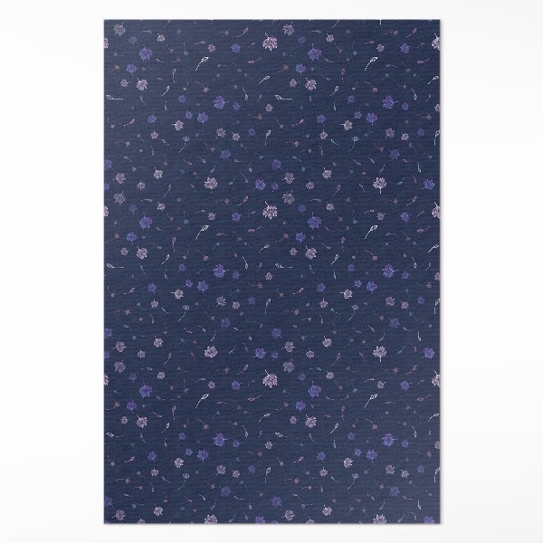 Tapis vinyle Petites fleurs sauvages bohèmes