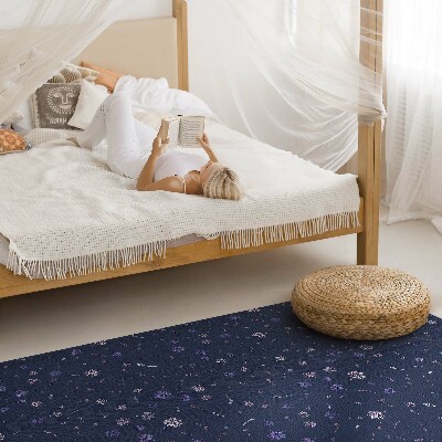 Tapis vinyle Petites fleurs sauvages bohèmes