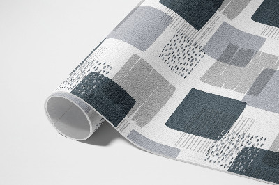 Tapis vinyle Carrés rétro peints