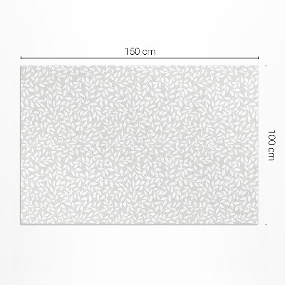 Tapis vinyle Petites branches, style bohème délicat