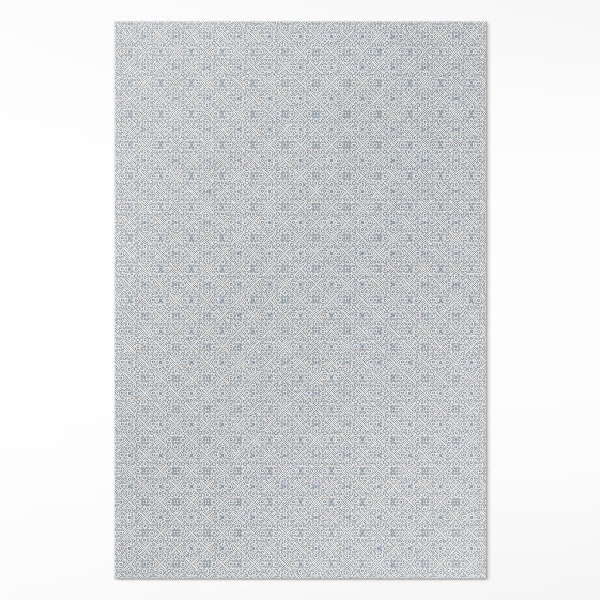 Tapis vinyle rectangulaire Détails décoratifs en mosaïque fine