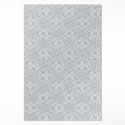 Tapis vinyle rectangulaire Détails décoratifs en mosaïque fine