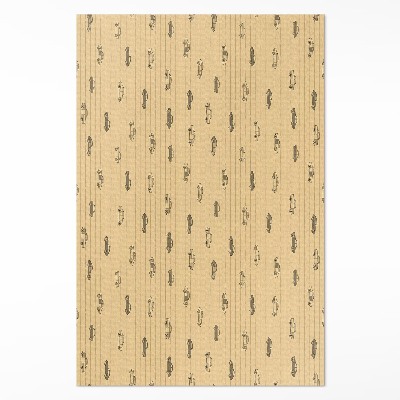 Tapis vinyle rectangulaire Vieilles voitures rétro vintage