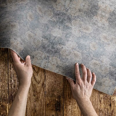 Tapis vinyle ornement vintage