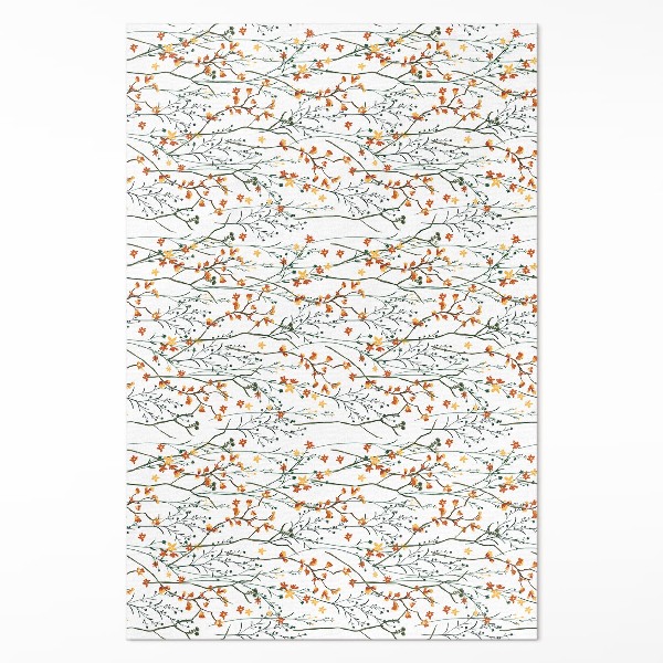 Tapis vinyle Fleurs et brindilles dans un style bohème