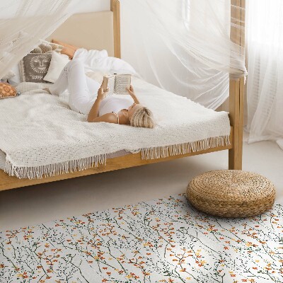 Tapis vinyle Fleurs et brindilles dans un style bohème