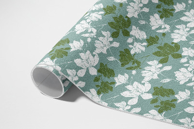 Tapis vinyle rectangulaire Motif floral subtil
