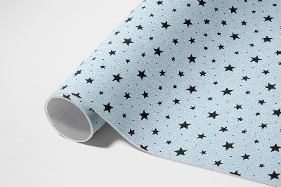 Tapis vinyle rectangulaire L'espace des minuscules étoiles noires