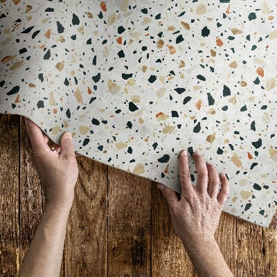 Tapis vinyle rectangulaire Dalle décorative en grès cérame