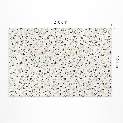 Tapis vinyle rectangulaire Dalle décorative en grès cérame