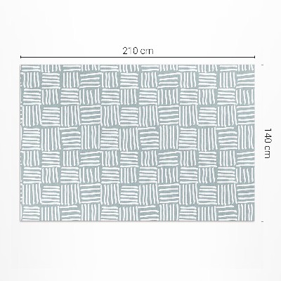 Tapis vinyle Motif minimaliste de tresse bohème