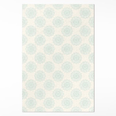 Tapis vinyle rectangulaire Motif floral de tournesol lumineux
