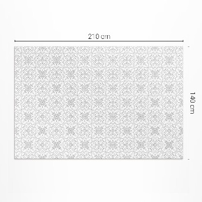 Tapis vinyle rectangulaire Belle décoration dans un style élégant