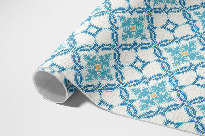 Tapis vinyle Carreaux décoratifs en tissage de chaîne