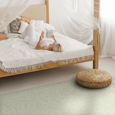 Tapis vinyle Ornement en spirale abstrait de style art déco