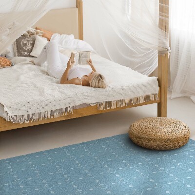 Tapis vinyle rectangulaire Un petit motif régulier et subtil