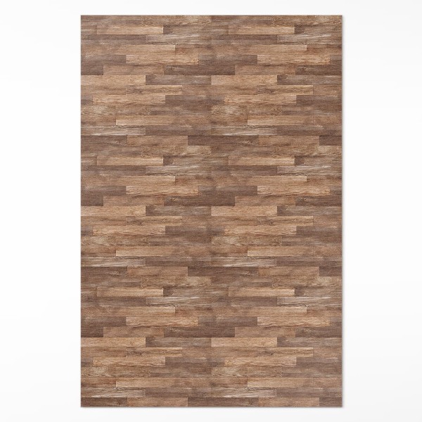 Tapis vinyle rectangulaire Parquet en bois élégant