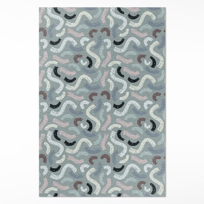 Tapis vinyle Lignes rétro abstraites