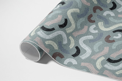 Tapis vinyle Lignes rétro abstraites