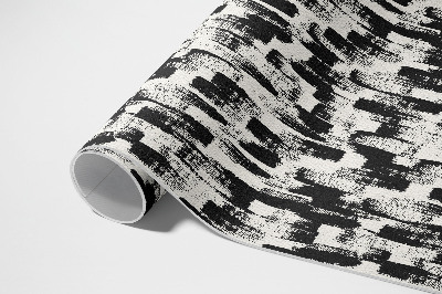 Tapis vinyle Abstraction monochrome de taches de peinture