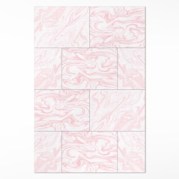 Tapis vinyle rectangulaire Carreaux de pierre abstraits en marbre