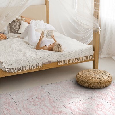 Tapis vinyle rectangulaire Carreaux de pierre abstraits en marbre