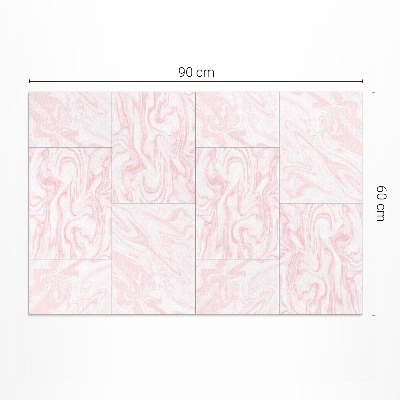 Tapis vinyle rectangulaire Carreaux de pierre abstraits en marbre