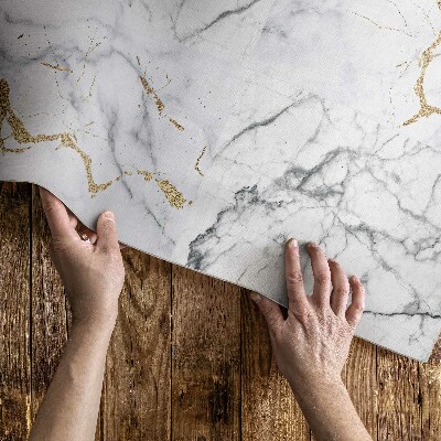 Tapis vinyle Dalles de pierre élégantes en marbre
