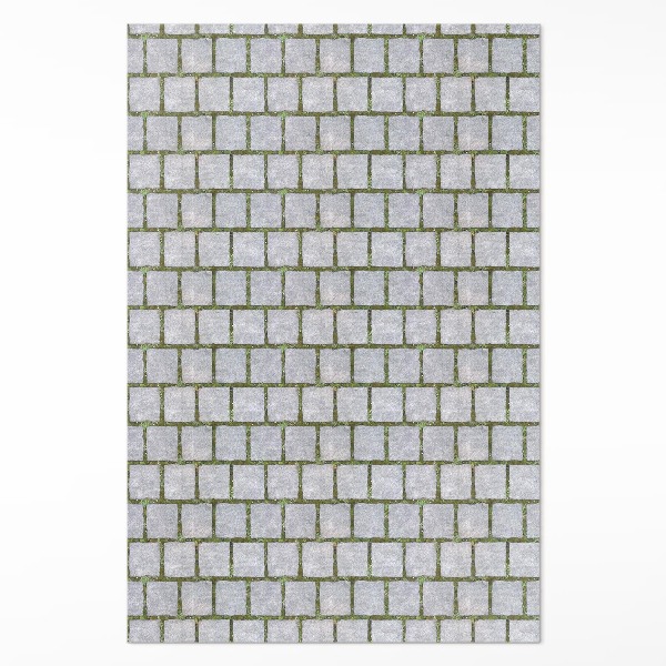 Tapis vinyle Chemin de pierre avec de la mousse