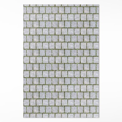 Tapis vinyle Chemin de pierre avec de la mousse