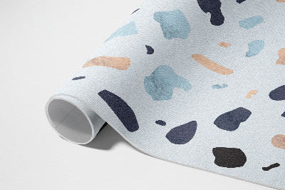 Tapis vinyle Grès décoratif aux couleurs pastel