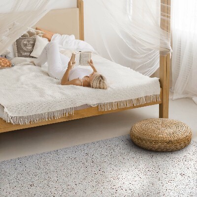 Tapis vinyle rectangulaire Grès fin pierre élégante