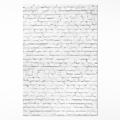 Tapis vinyle Mur industriel en briques claires