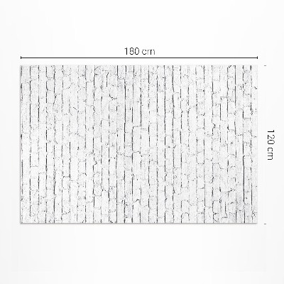 Tapis vinyle Mur industriel en briques claires