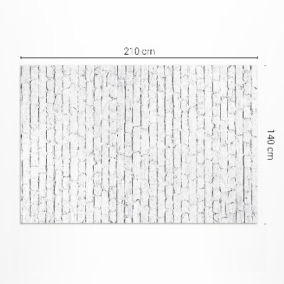 Tapis vinyle Mur industriel en briques claires