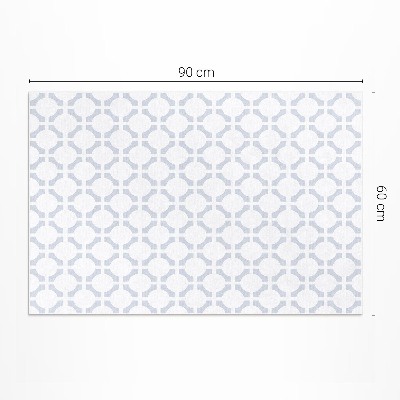 Tapis vinyle rectangulaire Motif géométrique minimaliste