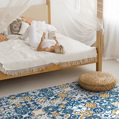 Tapis vinyle Carreaux à motifs mosaïque colorée