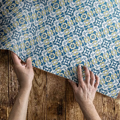 Tapis vinyle Carreaux décoratifs en mosaïque portugaise