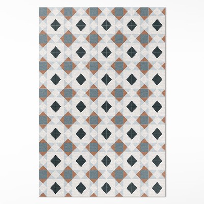 Tapis vinyle rectangulaire Belles mosaïques géométriques