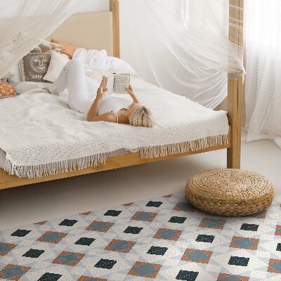 Tapis vinyle rectangulaire Belles mosaïques géométriques