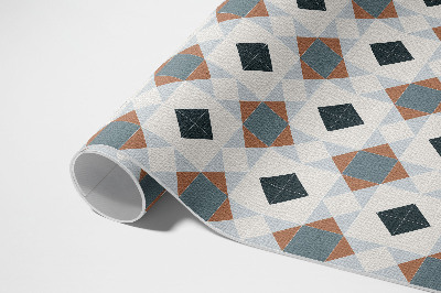 Tapis vinyle rectangulaire Belles mosaïques géométriques