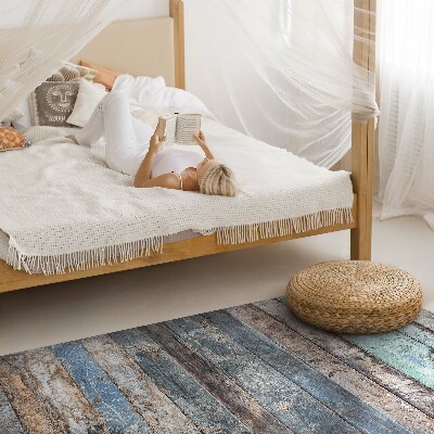 Tapis vinyle Planches de bois déchirées vintage