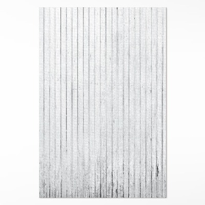 Tapis vinyle rectangulaire Planches de bois vintage usées