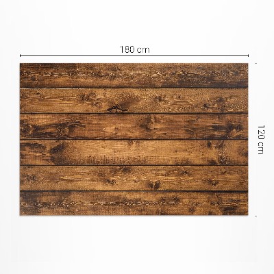 Tapis vinyle rectangulaire Planches de parquet anciennes