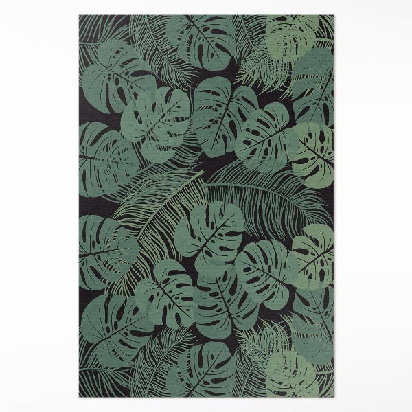 Tapis vinyle Illustration de plantes tropicales monstera
