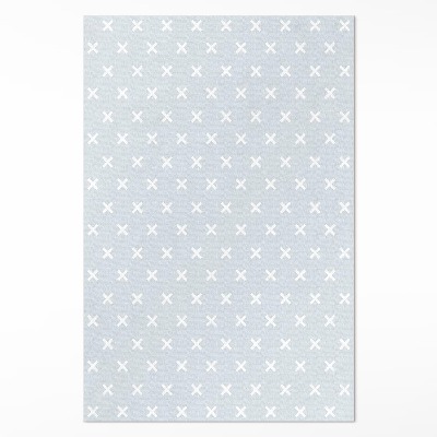 Tapis vinyle rectangulaire Motif minimaliste de croix lumineuses