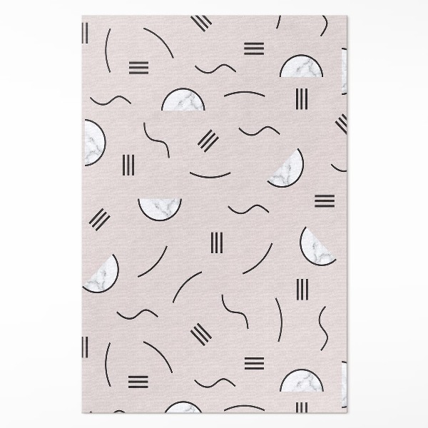 Tapis vinyle Formes abstraites de style bohème