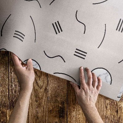 Tapis vinyle Formes abstraites de style bohème